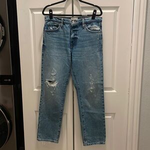 Distressed denim FRAME jeans